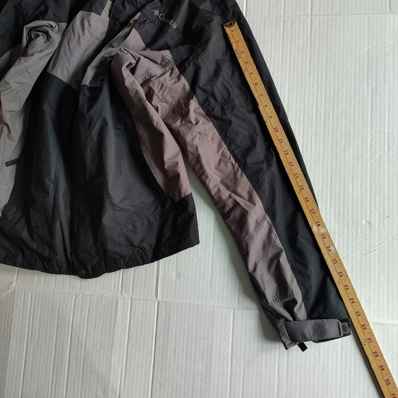 Columbia Interchange Bugaboo Omnitech Men's Jacket Large Black Gray Gorpcore - Picture 11 of 16
